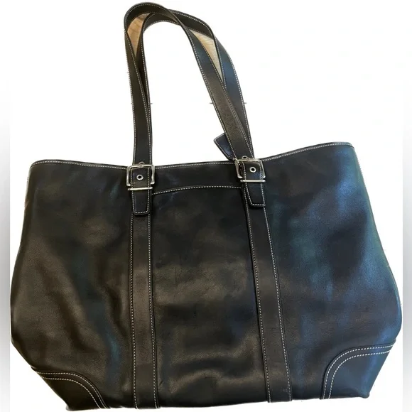 バッグ OLD COACH Large tote bag BLACK s-l400.jpg